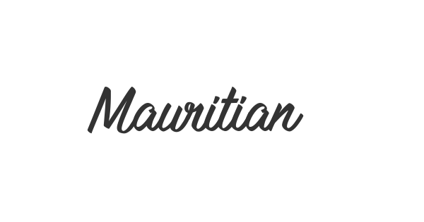 Mauritian Vibration font thumb